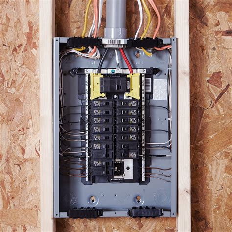 electrical panel box breaker accesories|single breaker box with outlet.